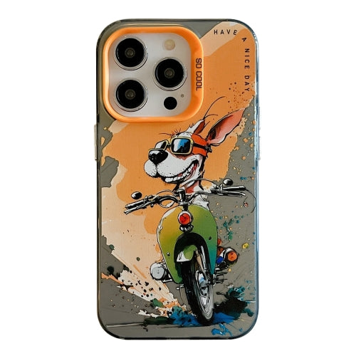 Oil Painting Phone Case ( Bicycle Dog )