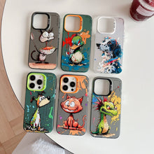 Carica l&#39;immagine nel visualizzatore di Gallery, Oil Painting Phone Case ( Black Dog )

