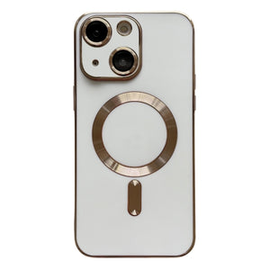 Magsafe Plating TPU Phone Case with Lens Film