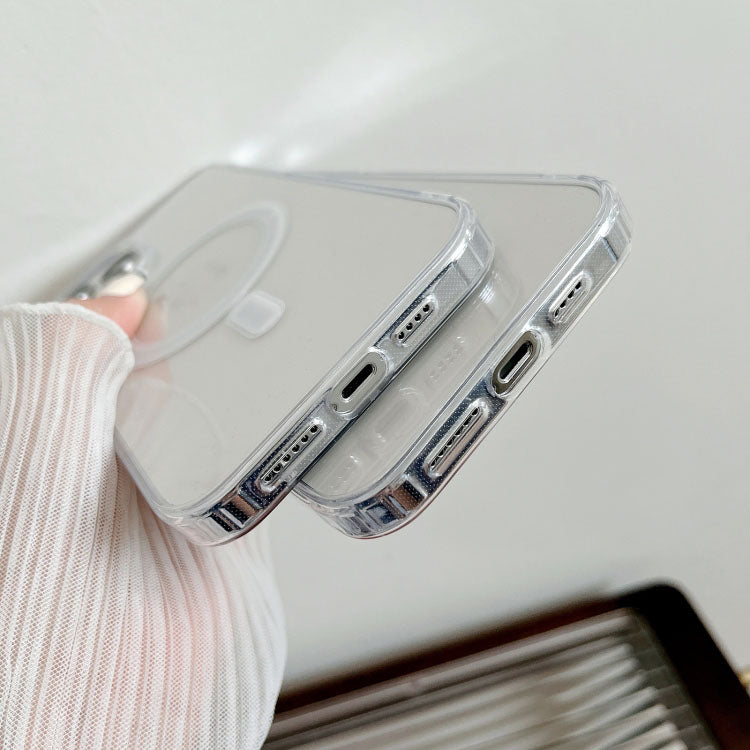 Coque transparente en silicone pour iPhone 