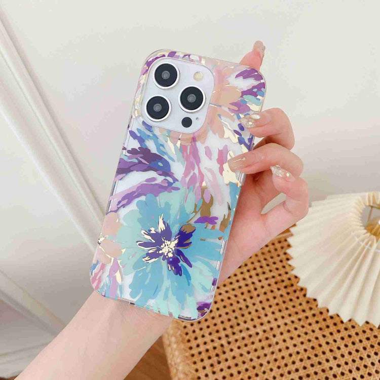 Electroplated Symphony Phone Case ( Watercolor Flower )