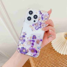 Ladda upp bild till gallerivisning, Electroplated Symphony Phone Case ( Leaf clover )
