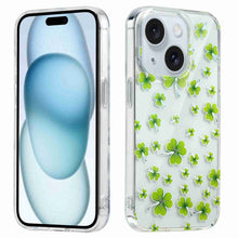 Ladda upp bild till gallerivisning, Electroplated Symphony Phone Case ( Leaf clover )
