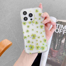 Ladda upp bild till gallerivisning, Electroplated Symphony Phone Case ( Leaf clover )
