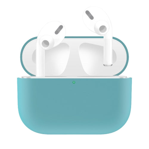 Étui de protection pour écouteurs en silicone de couleur unie AirPods Pro