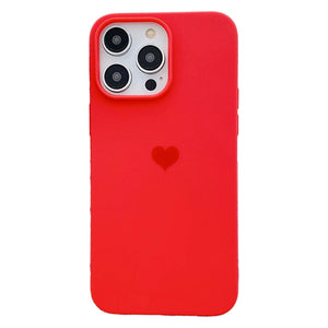 For iPhone 14 Luxury Love Silicone Case