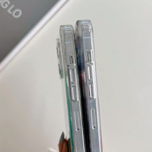 Cargar imagen en el visor de la galería, MagSafe Glitter Hybrid Clear TPU Phone Case ( White )
