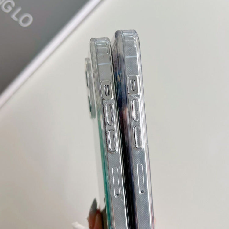 MagSafe Glitter Hybrid Clear TPU Phone Case ( White )