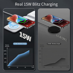 3 in 1 Magnetic Wireless Foldable Charger