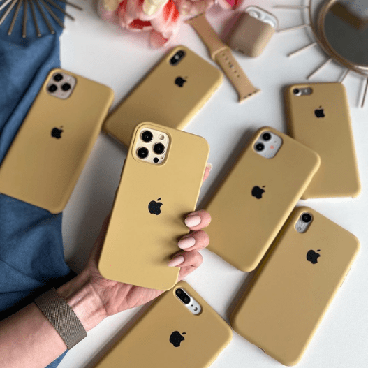 iPhone Silicone Case ( Gold )