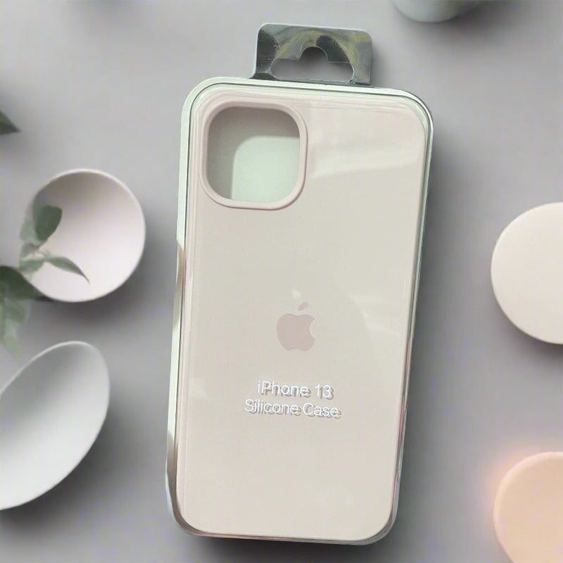 iPhone Silicone Case ( Gray Pink )