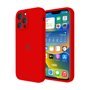 iPhone Camera Guard Silicone Case ( Red )
