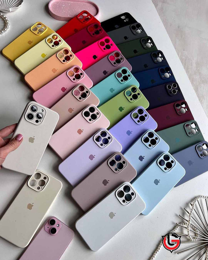 Funda de Silicona con Protector de Cámara para iPhone (PLUMA DE PÁJARO MONIROR)