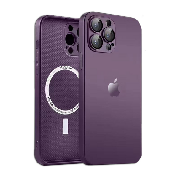 Étui AG Glass Premium avec Magsafe (Violet Profond)