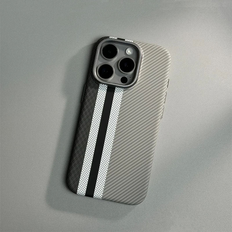 Carbon Fiber Braided Texture Case With Magsafe