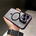 For iPhone 12 Luxury MagSafe Magnetic Lens Case