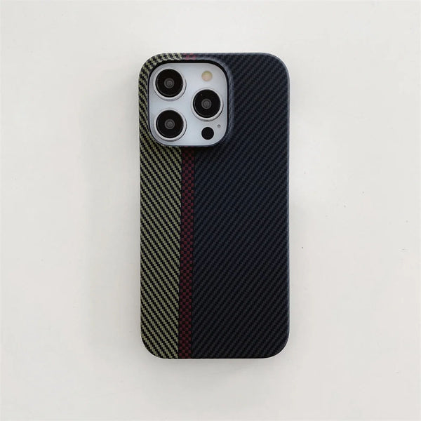 Ultra-Thin Carbon Fiber Texture Case ( Black )