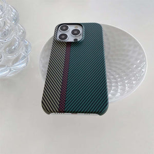 Ultra-Thin Carbon Fiber Texture Case ( Blue )