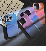 Charger l&#39;image dans la galerie, Coque en silicone pour iPhone (bleu) 
