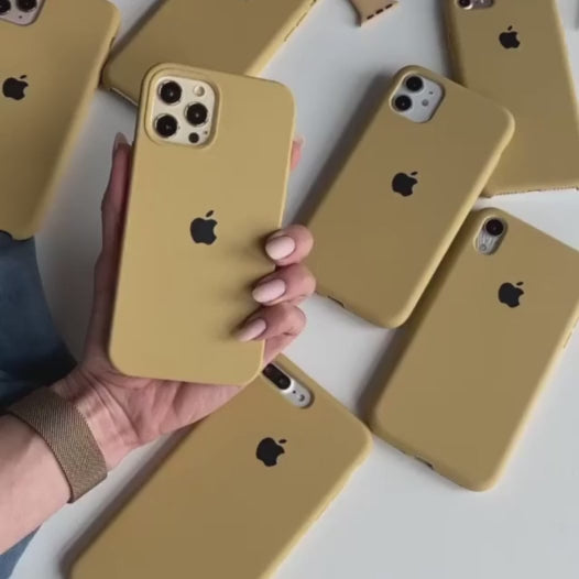 iPhone Silicone Case ( Gold )