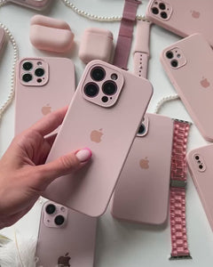 iPhone Camera Guard Silicone Case ( Pink Sand )