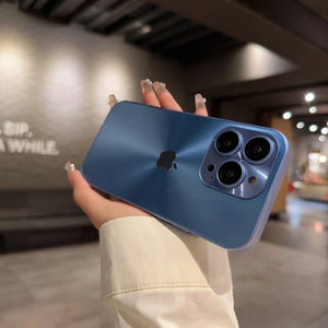 Coque en silicone pour iPhone (bleu) 