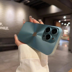 Coque en silicone pour iPhone (bleu) 