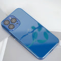 Coque en silicone pour iPhone (bleu) 