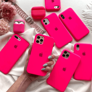 iPhone Silicone Case ( Firefry Rose )
