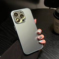 Coque en silicone pour iPhone (bleu) 