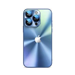 Coque en silicone pour iPhone (bleu) 