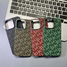 Ladda upp bild till gallerivisning, Carbon Fiber Texture Letter Phone Case
