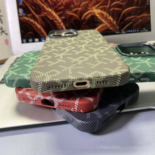 Ladda upp bild till gallerivisning, Carbon Fiber Texture Letter Phone Case
