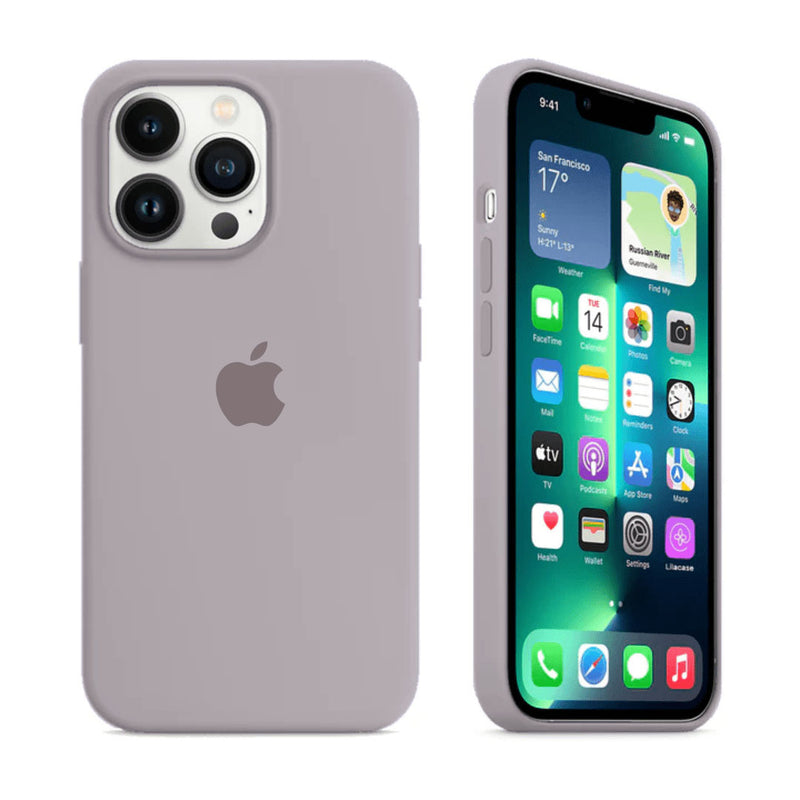 Funda de Silicona para iPhone (LAVANDA)