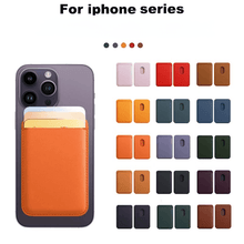 Load image into Gallery viewer, İPhone Leather Wallet with MagSafe
