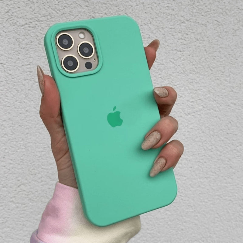 iPhone Siliconen Hoesje (SPEARMINT GROEN)