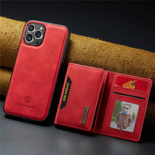 Charger l&#39;image dans la galerie, 2 In 1 Detachable Magnetic Leather Case With Wallet
