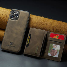 Charger l&#39;image dans la galerie, 2 In 1 Detachable Magnetic Leather Case With Wallet
