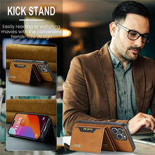 Charger l&#39;image dans la galerie, 2 In 1 Detachable Magnetic Leather Case With Wallet
