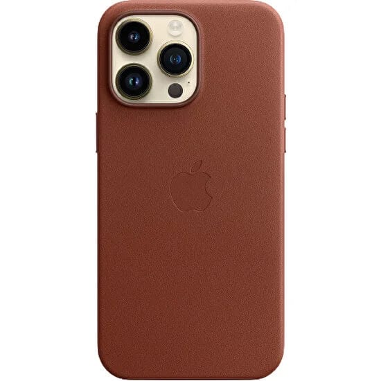 For iPhone 15 Leather Case with MagSafe