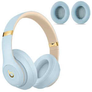 Beats Studio3, Studio 2.0 with cable/Wireless, Over-Ear, Crystal Blue, Ecological Leather ( 1 Pair Ear Pads )