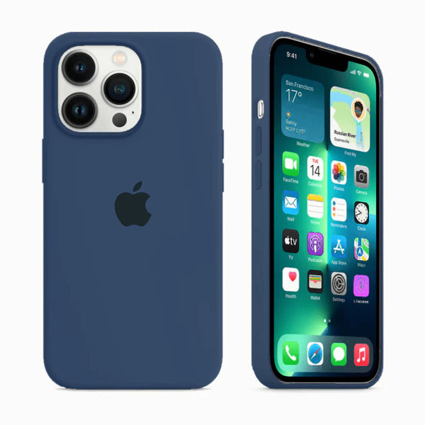 iPhone Siliconen Hoesje (KOBALT BLAUW)