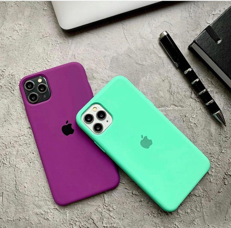 Coque en silicone pour iPhone (MENTHE)