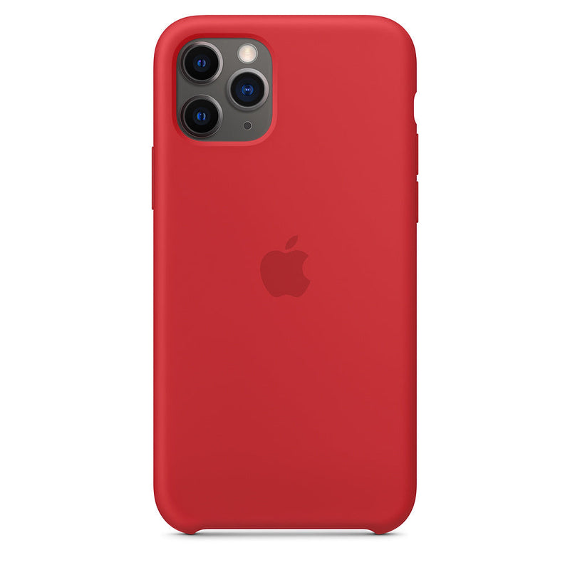 Custodia in silicone per iPhone (ROSSO)