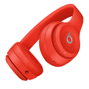 Beats Solo3, Solo 2 Wireless, supra-auriculaire, rouge, cuir écologique (1 paire de coussinets d'oreille)