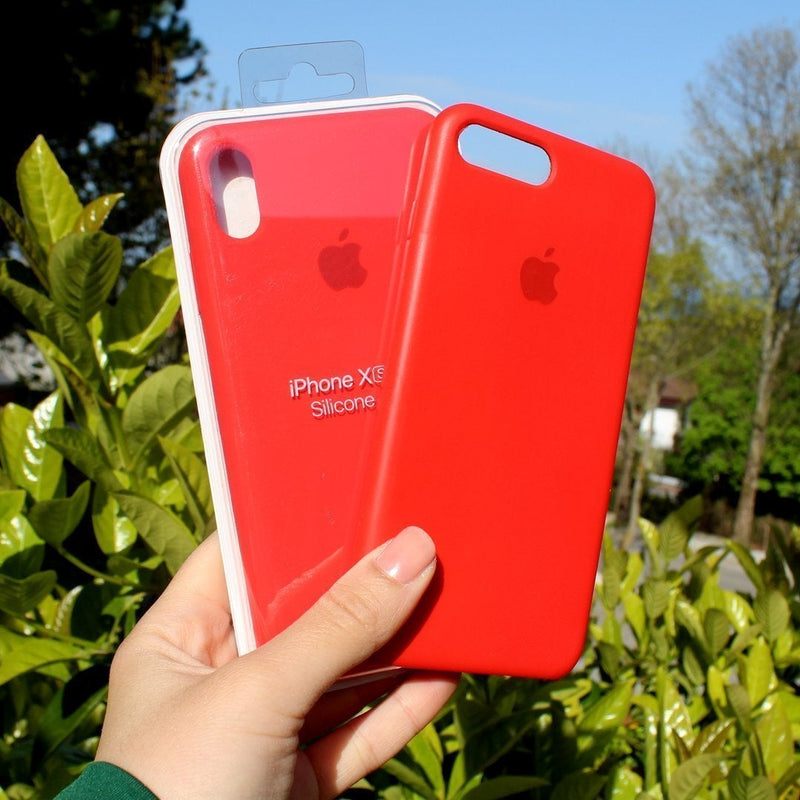 Funda de Silicona para iPhone (ROJO)