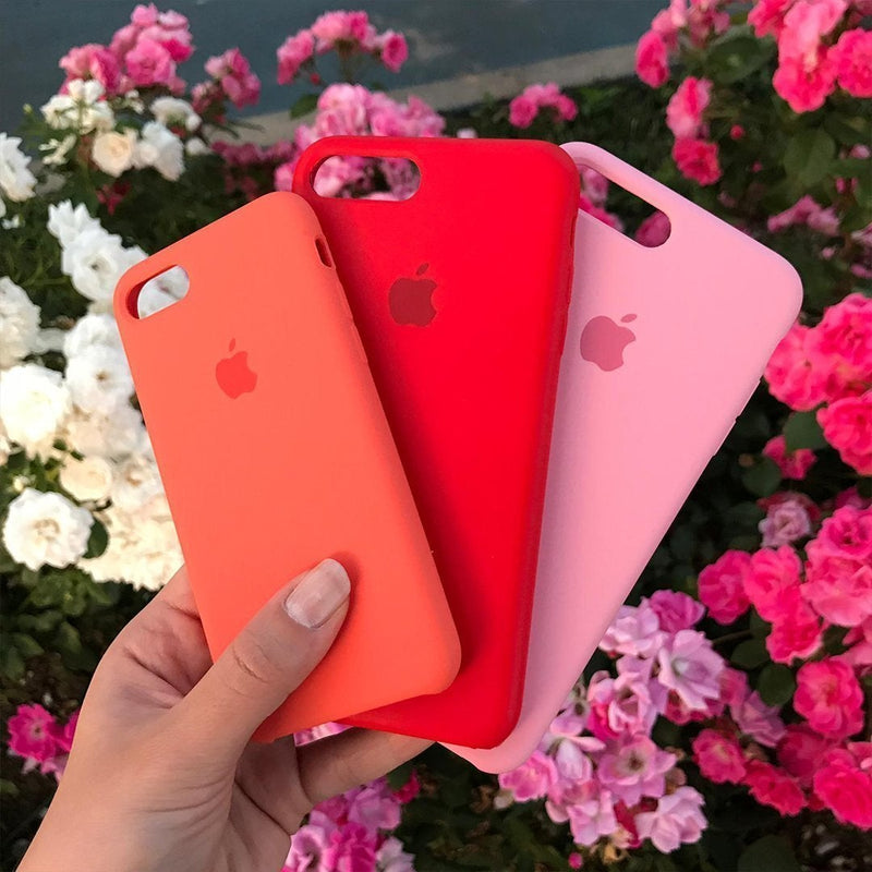 Custodia in silicone per iPhone (ROSSO)