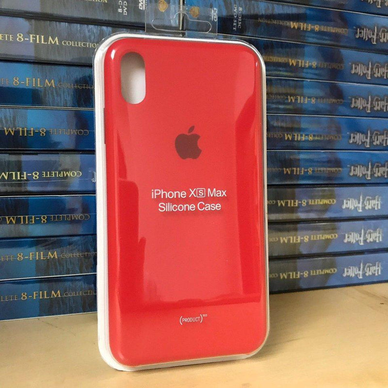 Coque en silicone pour iPhone (ROUGE)