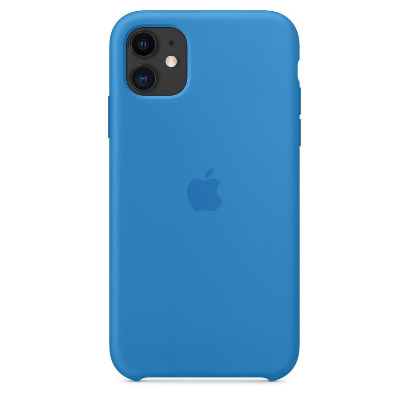 Custodia in silicone per iPhone (BLU SURFER)