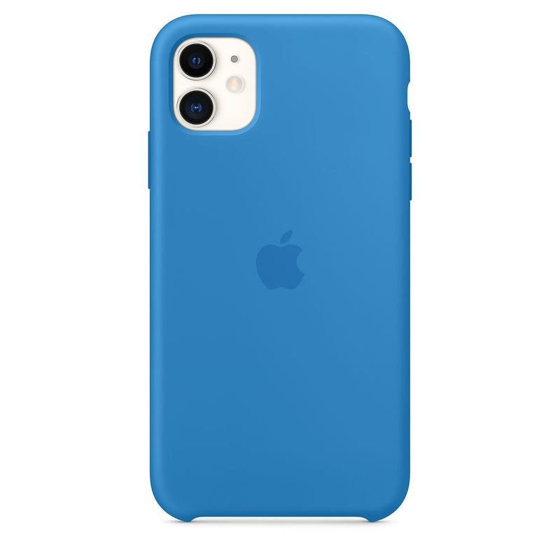 Coque en silicone pour iPhone (SURFEUR BLEU)